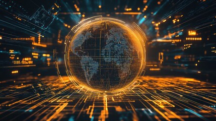 Obraz premium Digital World
