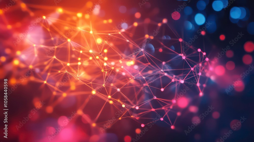 Poster hologram future network abstract background or virtual data cyberspace innovation display using digital and ai technologies