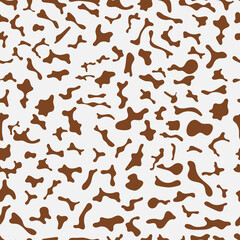 Vector brown leopard print pattern animal seamless. Leopard skin abstract for printing, decorative and more.