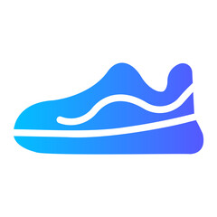 shoes Gradient icon