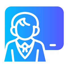 teacher Gradient icon