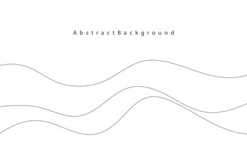 Abstract wavy line art background.