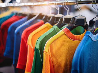 Obraz premium clothes on hanger
