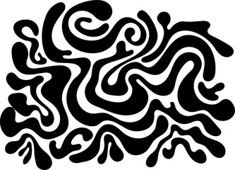 Grunge texture. Background brush pattern. Vector illustration