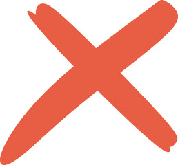 Fototapeta premium Cross Abstract Shape