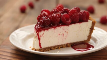Classic Cheesecake with Berry Topping Delight