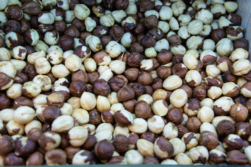 sale nutrition heap kernel retail market snack nut raw protein background fruit food