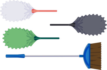 ほこり取りブラシとフロアブラシ｜家庭用掃除道具