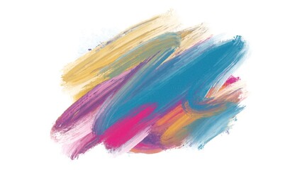 Fototapeta premium Abstract Paint Brush Strokes, Artistic Grunge Background