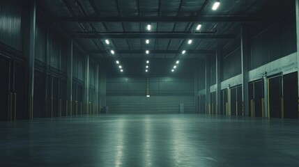 Empty Warehouse Interior