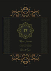elegant birthday invitation template
