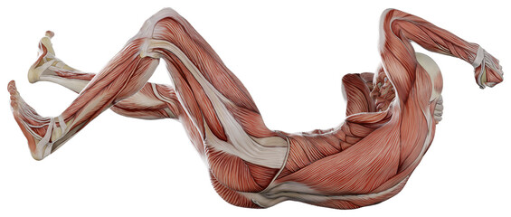 male muscle body exercise person with transparent background