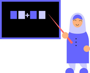 Education illustration. School flat design element