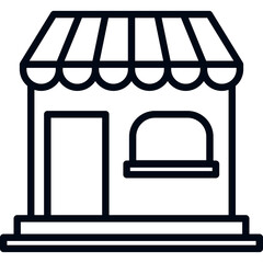 Store Icon Line