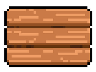 wooden board pixel icon1