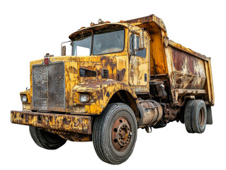 Fototapeta premium Garbage Truck isolated PNG