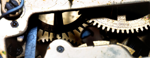 Worn gears display complexity of mechanical watch engineering