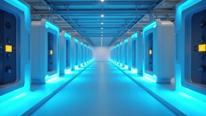 Fototapeta premium Future of Fuel Cells in Advanced Technology Spaces