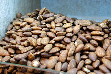 snack nutrition raw vegetarian food brown retail background nut organic market seed natural