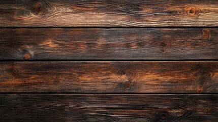 Obraz premium Rich dark brown wood texture captures the essence of oak, creating a stunning background. The oak-inspired dark brown wood texture adds depth and elegance, ideal for diverse applications.