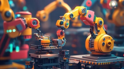 Robotic Arm Assembly Line