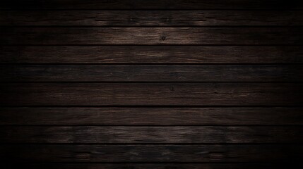 Obraz premium Dark Brown Wooden Plank Background Texture Subtle Blur Background with Space for Custom Text