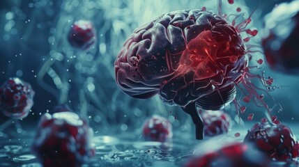 Stroke: This condition arises when blood supply to the brain is interrupted, causing brain damage and possible loss of functions such as speech and mobility.
