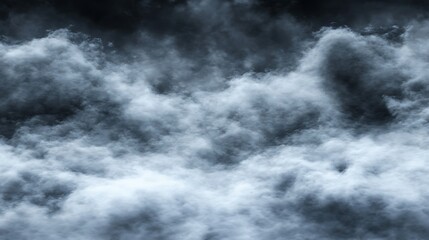 Dramatic Foggy Sky Background Smooth Blue Background with Copy Space for Advertisements