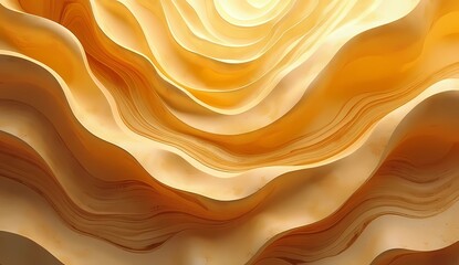 Fototapeta premium Marble texture and background with Warm Golden Yellow and Brown Shades. Unique and abstract Natural Stone Pattern. Generate AI