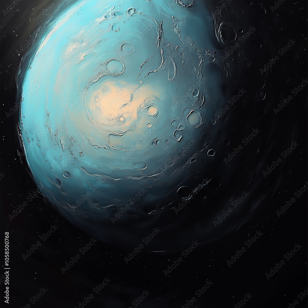 Wall mural planet texturs