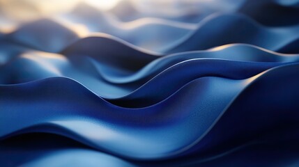 Obraz premium Dark blue background featuring gradient lines and banner design for technology product presentations