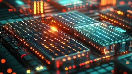 Fototapeta premium Futuristic Technology Abstract