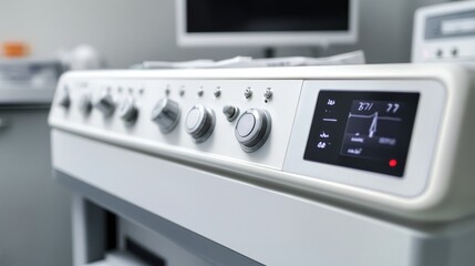 Obraz premium Medical Equipment Control Panel