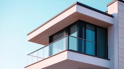 Contemporary architectural detail enhances modern home design, highlighting unique interior features. This image captures the essence of modern design with ample copy space.