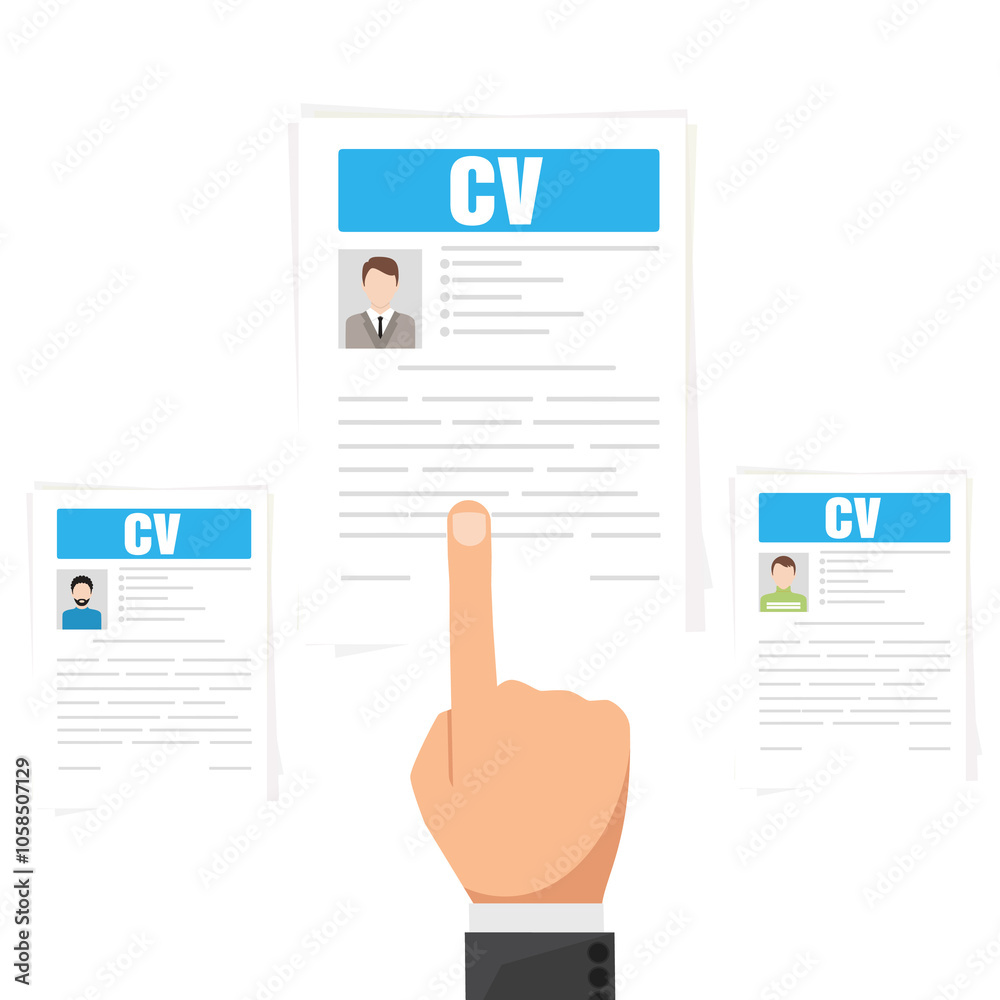 Poster business process management and automation concept with person moving wooden pieces on flowchart dia