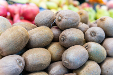 food ripe sweet nutrition background juicy kiwi market delicious organic fruit fresh healthy