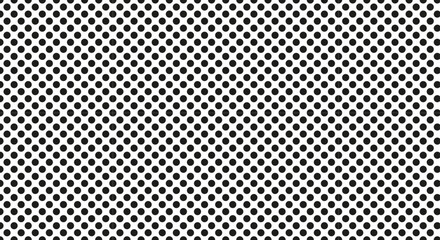 Fondo de patrón de puntos negros en fondo blanco