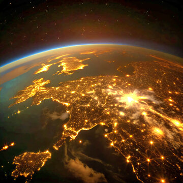 earth and sun. earth, planet, space, globe, world, map, night, sun, blue, 3d, global, sphere, light, universe, astronomy, atmosphere, sea, sunrise, stars, europe, sky, satellite, ocean, cosmos, contin
