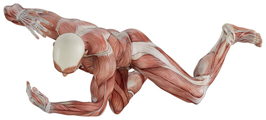 muscle body exercise person with transparent background