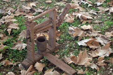 Homemade village Turkish utensil tool