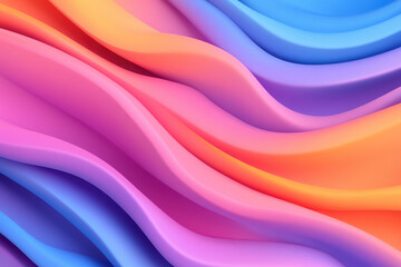 Obraz premium Vibrant Abstract Flow, a captivating blend of vivid colors and dynamic textures creating an immersive visual experience.