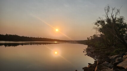 Victoria River Scenery in Northern Territory Australia