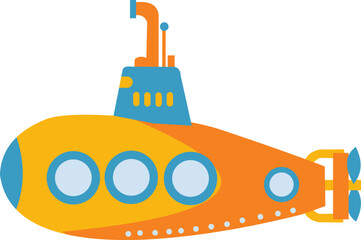 Submarine Illustration
