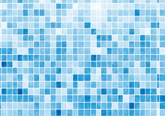 Fototapeta premium Abstract blue and white background with geometric patterns creates serene and calming atmosphere, perfect for various design projects