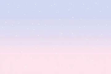Naklejka premium Pastel gradient background with light blue and pink hues, adorned with delicate white dots, creating serene and dreamy atmosphere. Perfect for various design projects