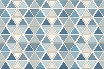 Minimalist geometric pattern wallpaper showcasing a repeating design of intersecting triangles and squares in shades of white, gray, and blue, minimalist, square, geometric patterns, modern art