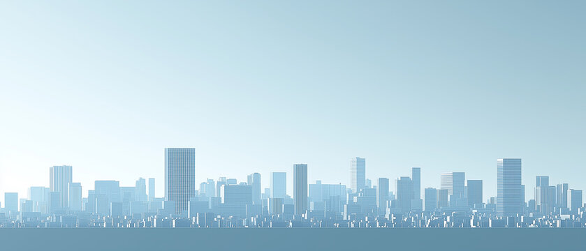 Minimalist City Skyline.