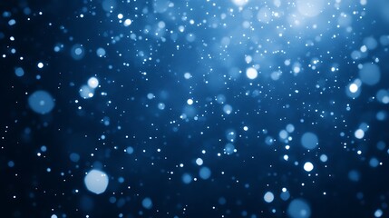 Blue Bokeh Background Simple Neutral Background with Free Space for Design