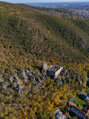 Rauhenstein im Herbst - Luftaufnahmen