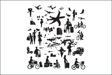 Transport Silhouette Vector | Vehicles and Travel Icons

Transportation Vector Set | Car, Truck, Train, Plane Silhouettes

Minimalist Transport Vector | Vehicle Silhouette Collection

Cargo and Transp